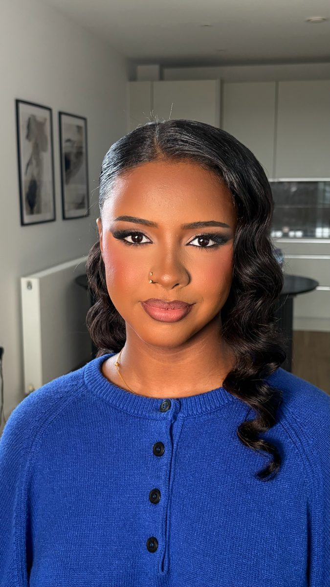 Full glam makeup look by WM Artistry