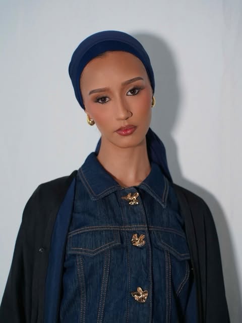 Denim editorial glam